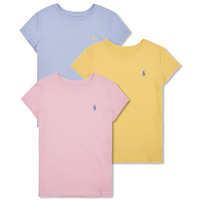 Vêtements Fille T-shirts nanjing manches courtes Polo Ralph Lauren TEE BUNDLE-SETS-GIFT BOX SET Multicolore