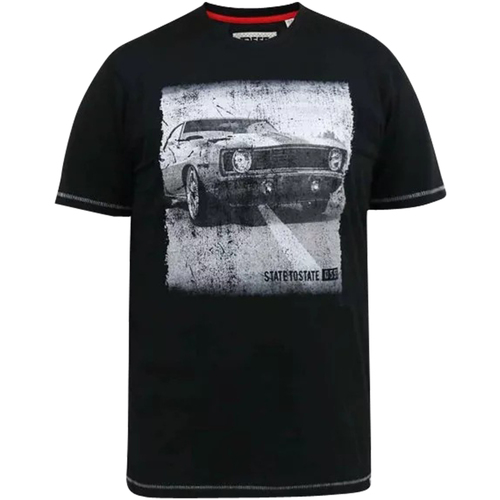 Vêtements Homme T-shirts & Polos Duke T-shirt coton col rond Noir
