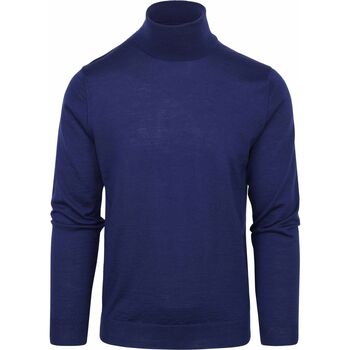 Vêtements Homme Sweats Suitable Pull Col Roulé Merino Bleu Royal Bleu