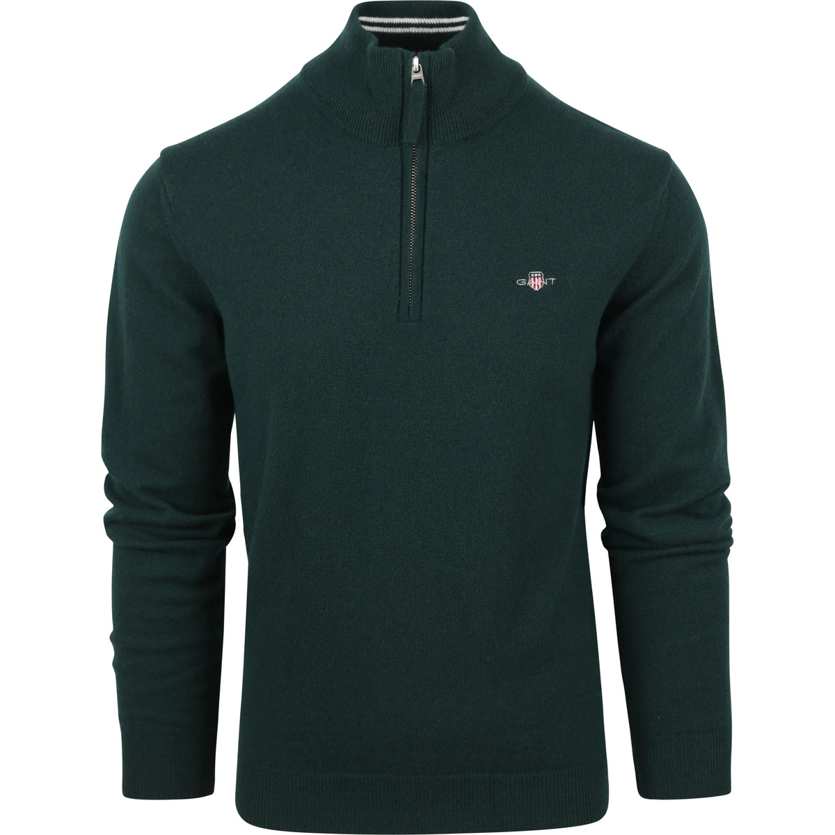 Vêtements Homme Sweats Gant Halfzip Wool Sweater Logo Green Vert