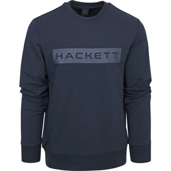 Vêtements Homme Sweats Hackett Pullover Logo Navy Bleu