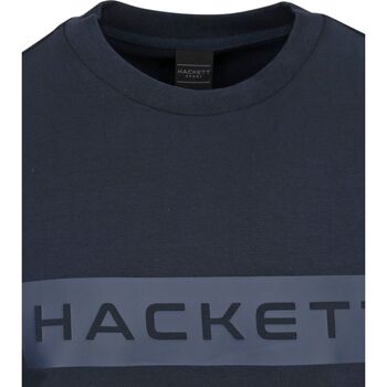 Hackett Pullover Logo Navy Bleu