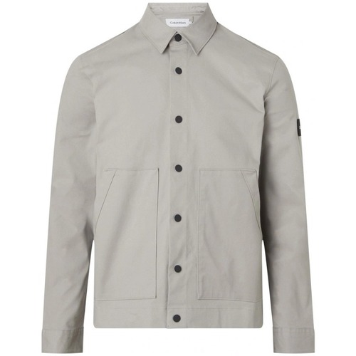 Vêtements Homme Chemises manches longues Calvin Klein jacket Jeans K10K111582 Gris