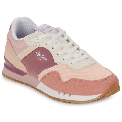 Chaussures Femme Baskets basses Pepe jeans pres LONDON URBAN Rose