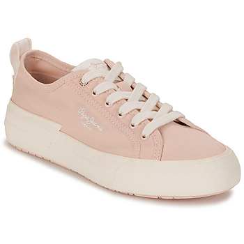 Chaussures Femme Baskets basses Pepe jeans Styling ALLEN BAND W Rose