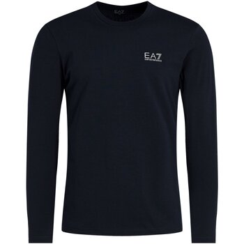 Vêtements Homme T-shirts manches longues Essential T-Shirt Grau 8NPT55 PJM5Z Bleu