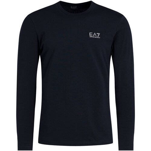 Vêtements Homme T-shirts manches longues Essential T-Shirt Grau 8NPT55 PJM5Z Bleu