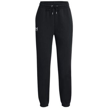 Vêtements Femme Pantalons de survêtement Under Armour Pantalon Essential Fleece Joggers Femme Black/White Noir