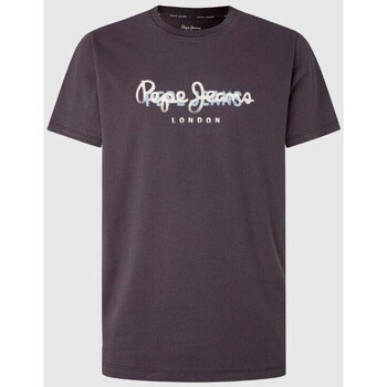 Vêtements Homme T-shirts maxis courtes Pepe jeans PM509103 KEEGAN Noir