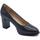 Chaussures Femme Escarpins Wonders L-1101 Nature Noir