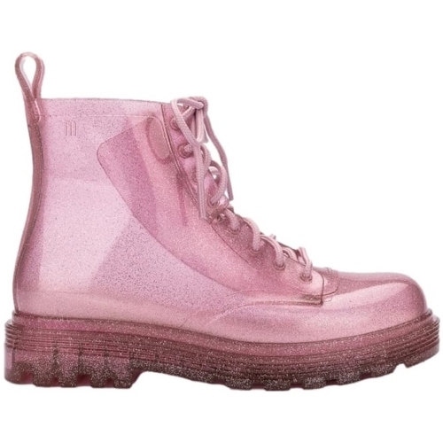 Chaussures Enfant Bottes Melissa MINI  Coturno K - Glitter Pink Rose