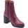 Chaussures Femme Low tout boots Wonders H-5505 Min Bora Rouge