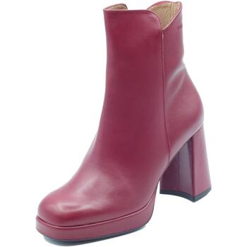 Chaussures Femme Low boots Wonders The home deco fa Rouge