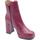 Chaussures Femme Low boots Wonders H-5923 Santo Bora Rouge