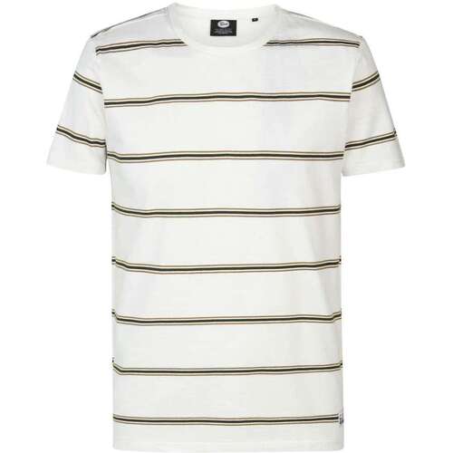 Vêtements Homme T-shirts Baumwolle manches courtes Petrol Industries 156212VTAH23 Blanc