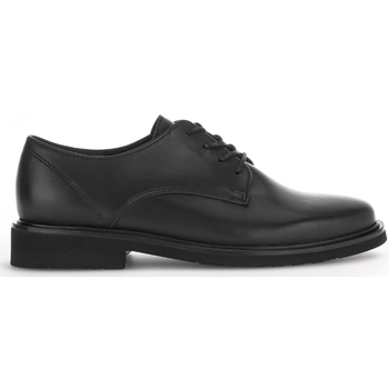 Chaussures Femme dept_Clothing Grey shoe-care footwear-accessories caps men usb Gabor Derbies en cuir lisse à talon décroché Noir