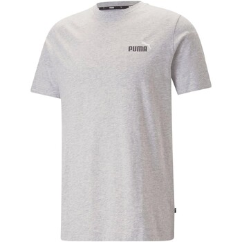 Vêtements Homme T-shirts manches courtes GARFIELD Puma Tee-Shirt ESS+ Small Logo Gris