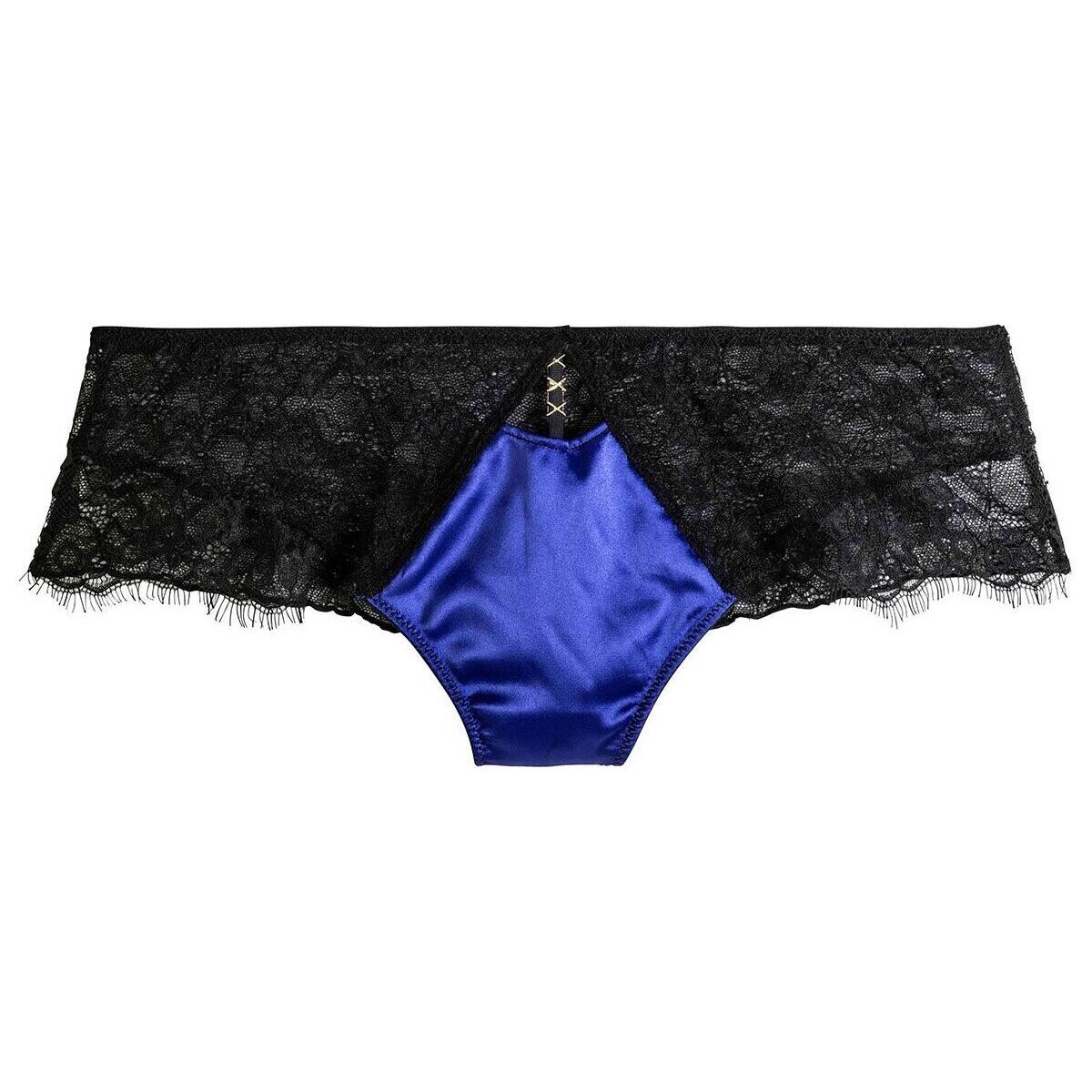 Sous-vêtements Femme Shorties & boxers Pomm'poire Shorty string bleu Illégal Bleu