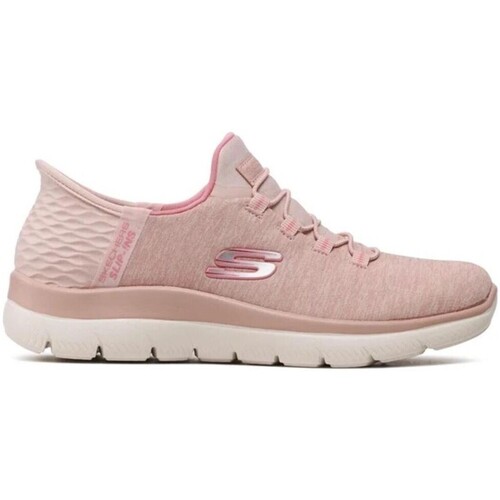 Chaussures Femme Baskets mode Skechers BASKETS  SLIP-INS SUMMITS DAZZLING HAZE ROSE Rose