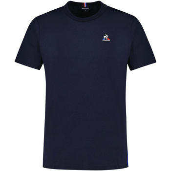 Vêtements Homme T-shirts & Polos Le Coq Sportif T-shirt coton col rond droit Marine