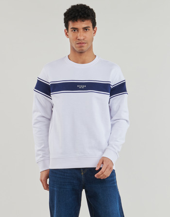 Vêtements Homme Sweats rosso Guess INSERTED STRIPE Blanc
