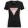 Vêtements Femme T-shirts manches courtes Guess Portachiavi RN SATIN TRIANGLE Noir