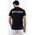 Vêtements Homme T-shirts manches courtes Hollyghost T-shirt kaki avec impression sur col Noir