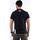 Vêtements Homme T-shirts manches courtes Hollyghost T-shirt noir avec imprimés Noir