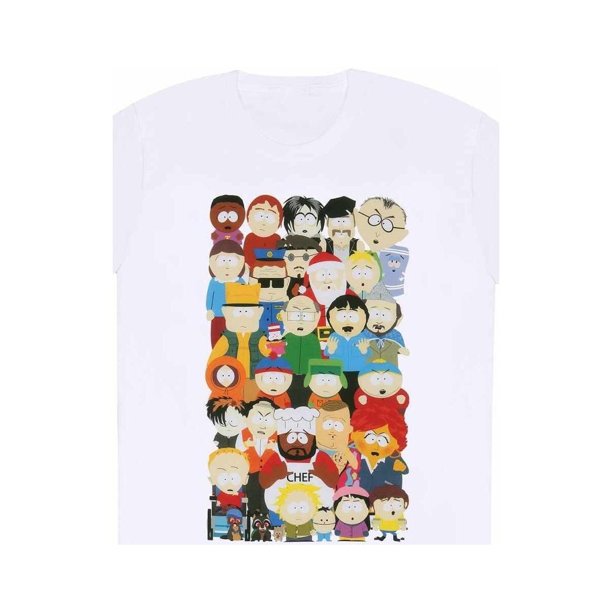 Vêtements T-shirts manches longues South Park Town Group Blanc