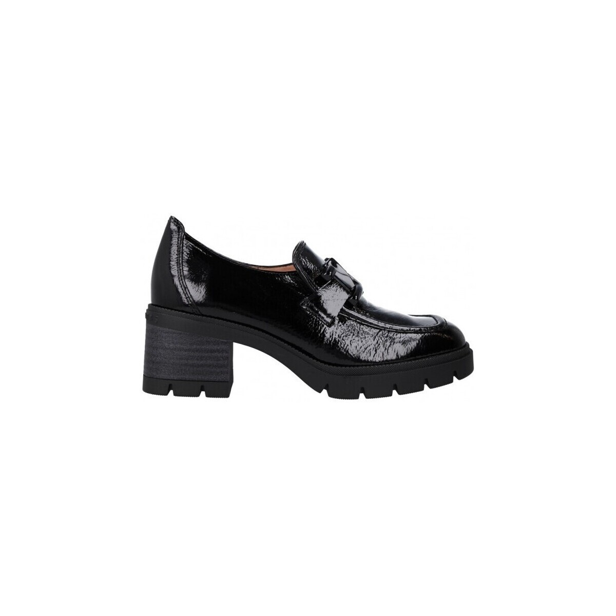 Chaussures Femme Derbies & Richelieu Hispanitas T5PL2 MOCASIN CADENA Noir