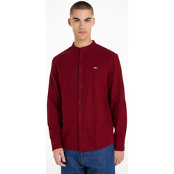 Vêtements Homme Chemises manches longues Tommy Hilfiger - TJM CLSC MAO FLANNEL Rouge
