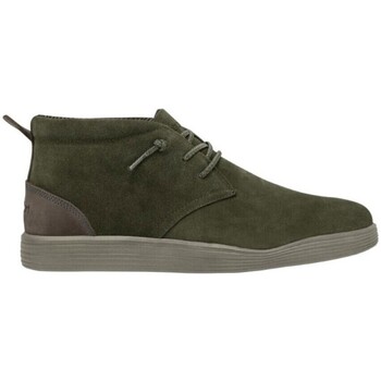 Chaussures Homme Bottes HEYDUDE BOTTES  JO SUEDE Vert