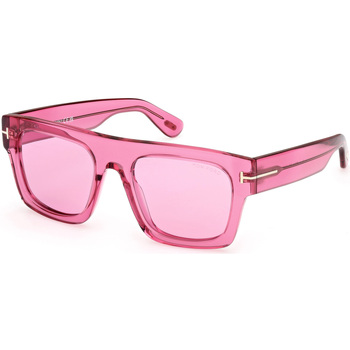 Ft0646 Marco-02 Col. 01n Homme Lunettes de soleil Tom Ford FT0711 FAUSTO col. 75S Fucsia