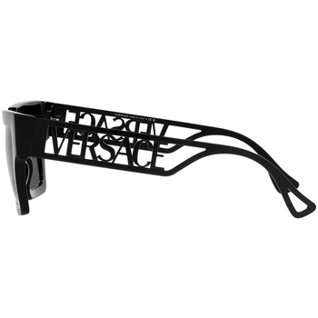 Versace VE4431 Lunettes de soleil, Noir/Gris foncé, 50 mm Noir