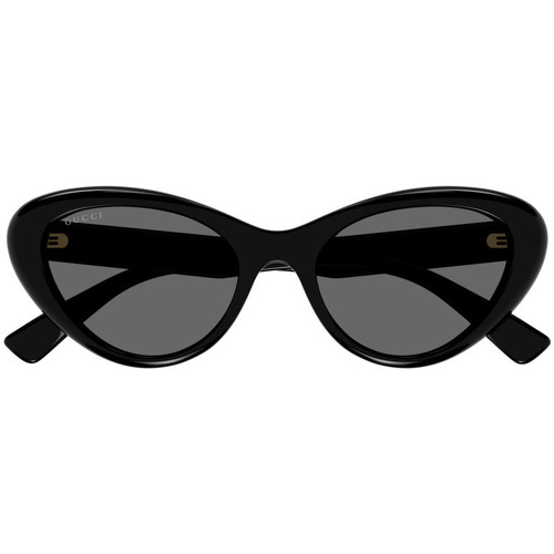 Bolso bandolera Gucci GG Marmont mini en cuero negro Femme Lunettes de soleil Gucci GG1170S Lunettes de soleil, Noir/Gris, 54 mm Noir