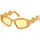 Montres & Bijoux Lunettes de soleil Gcds GD0023 Lunettes de soleil, Jaune/Marron, 54 mm Jaune