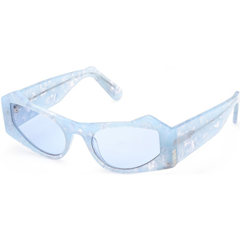 Montres & Bijoux Lunettes de soleil Gcds GD0022 Lunettes de soleil, Bleu clair/Bleu, 53 mm Autres