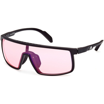 lunettes de soleil adidas  sp0057 prfm shield lunettes de soleil, noir mat 