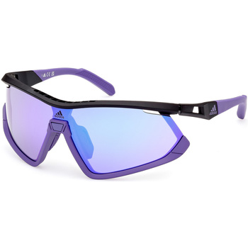 lunettes de soleil adidas  sp0055 lunettes de soleil, noir/violet 