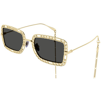 Montres & Bijoux Femme Lunettes de soleil SHOULDER Gucci GG1112S col. 001 Oro