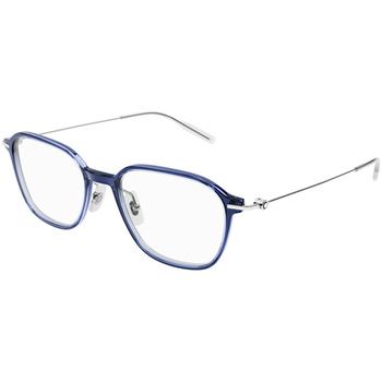 lunettes de soleil montblanc  mb0207o cadres optiques, bleu, 52 mm 