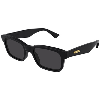 Montres & Bijoux Homme Lunettes de soleil Bottega Sunglasses Veneta BV1146S Lunettes de soleil, Noir/Gris, 53 mm Noir
