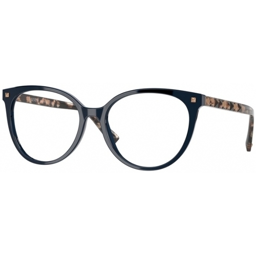 Montres & Bijoux Femme Valentino Eyewear VA4069 round shaped sunglasses Valentino VA3075 Cadres Optiques, Bleu, 53 mm Bleu