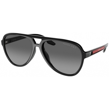 Prada gets back to work with high tech safety procedures Homme Lunettes de soleil Prada PS 06WS col. 1AB06G Nero