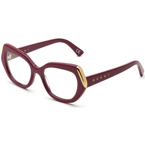 Montres & Bijoux Femme sunglasses marni glasses gold Marni Antelope Canyon Cadres Optiques, Bordeaux, 54 mm Bordeaux