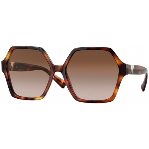 Valentino officials could not immediately be reached for comment Femme Lunettes de soleil Rockstud Valentino VA4088 Lunettes de soleil, Havana/Marron, 58 mm Autres
