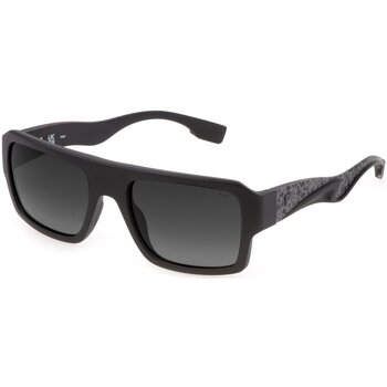 lunettes de soleil fila  sfi462 lunettes de soleil, noir/fumée, 56 mm 