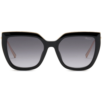 lunettes de soleil chopard  sch319m lunettes de soleil, noir/fumée, 54 mm 