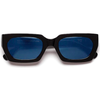 Montres & Bijoux Lunettes de soleil Retrosuperfuture 5QC Teddy Lunettes de soleil, Noir/Bleu clair, 54 mm Noir