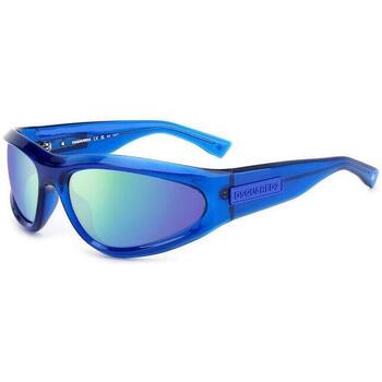 lunettes de soleil dsquared  d2 0101/s lunettes de soleil, bleu/bleu, 67 mm 